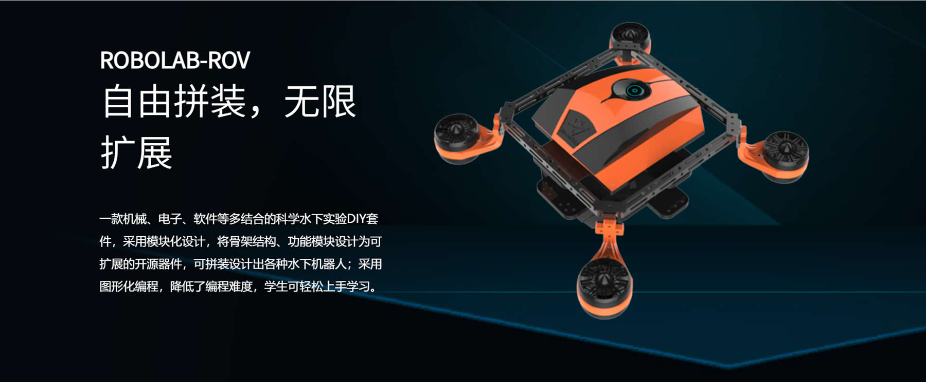 線纜式遙控無人潛水器原型測試機ROBOLAB-ROV