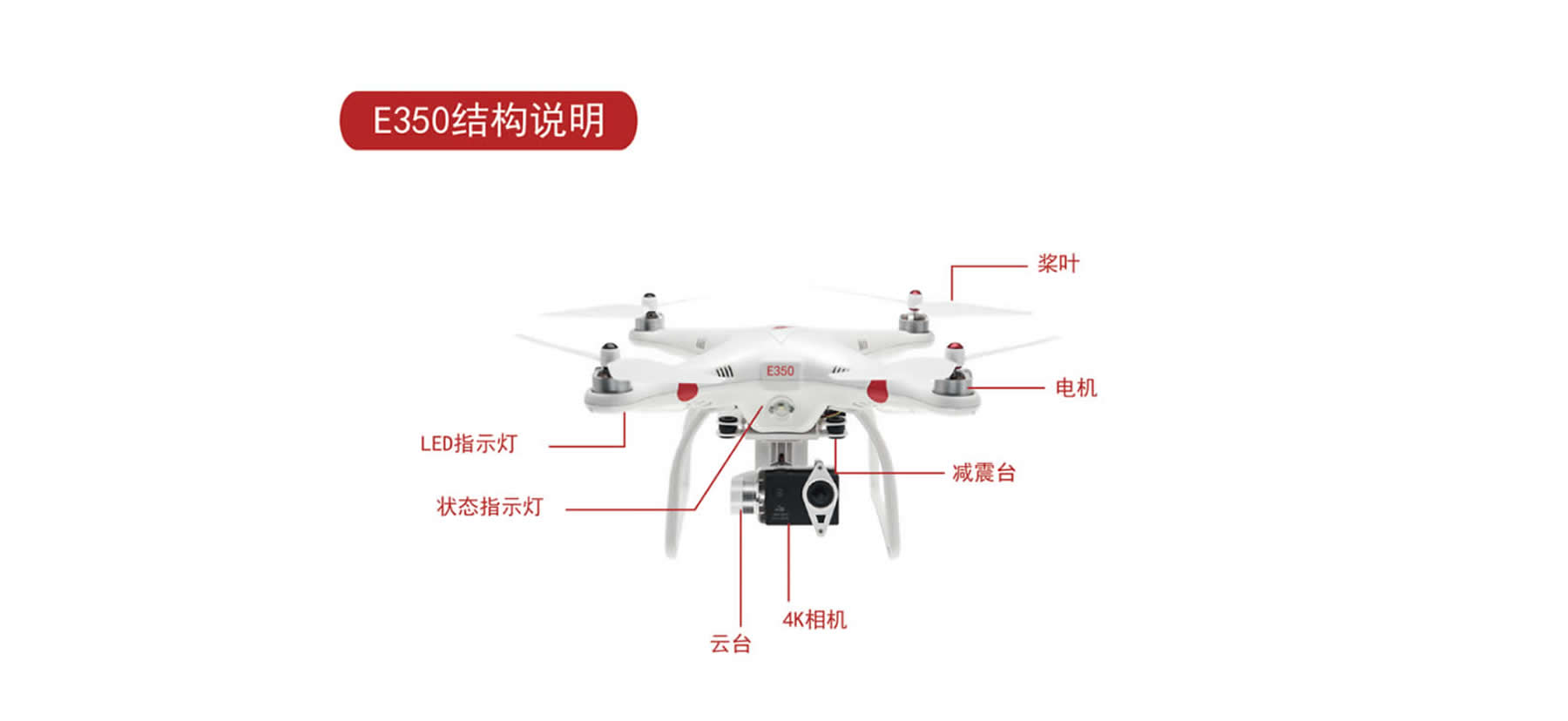 航拍無人機 | E350